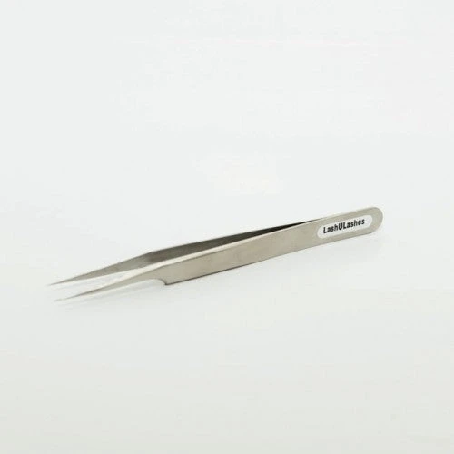Lash U Lashes Tweezer 'F' Type 125 Mm Slight Slant