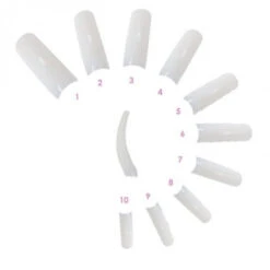 HM Nail Tips Cut Out 100 Pack