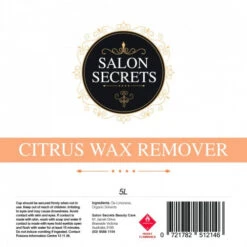Salon Secrets Citrus Wax Remover 5 Litre
