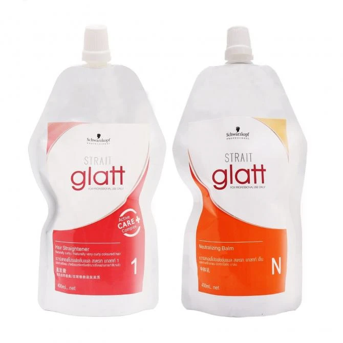Schwarzkopf Strait Glatt No1 Naturally Curly 2x 400ml